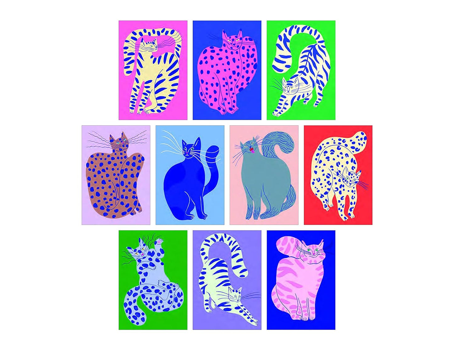 Cat Box Postcard Set