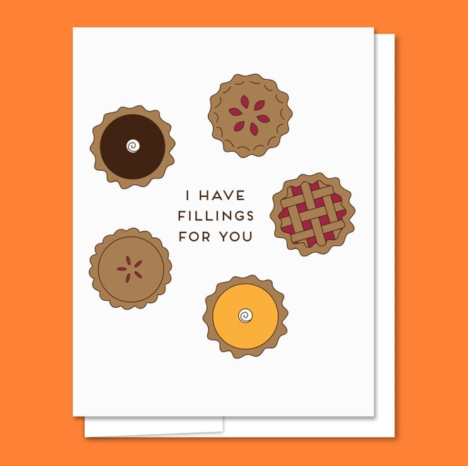 Fillings for You Letterpress Card