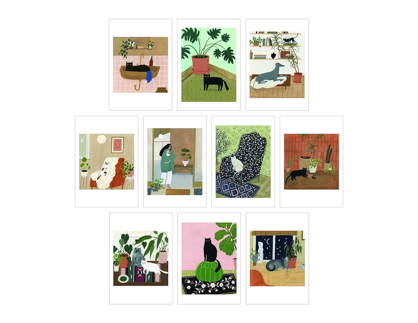 Cat Box Postcard Set