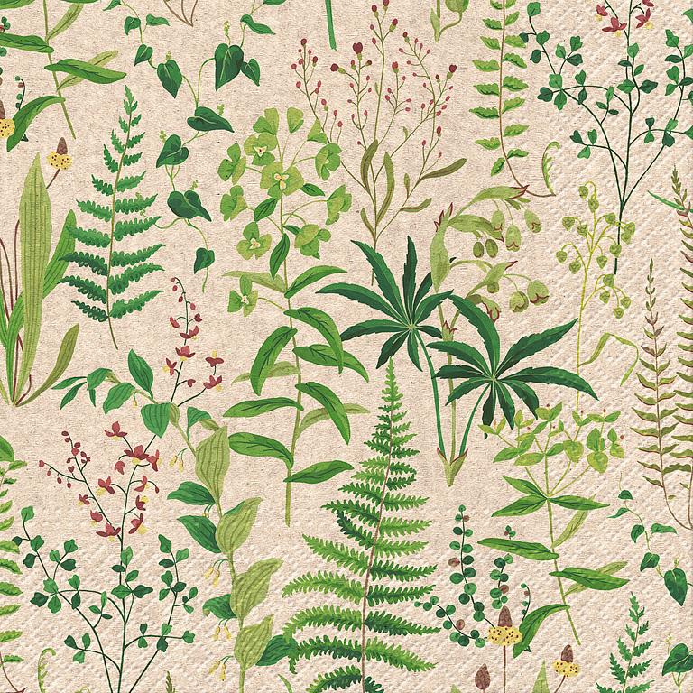 Luncheon We Care Herbal Garden Napkins. Pack of 20