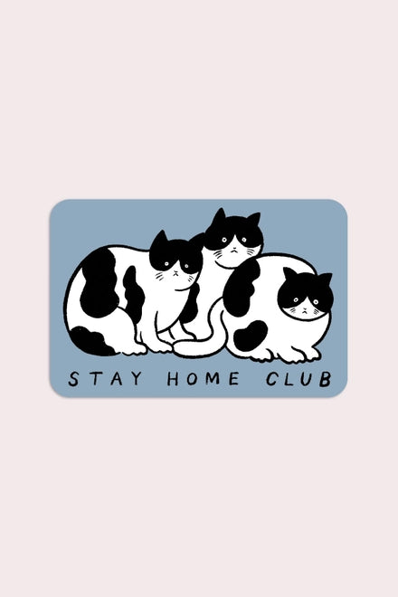 S89 Tuxedo Cats Vinyl Sticker