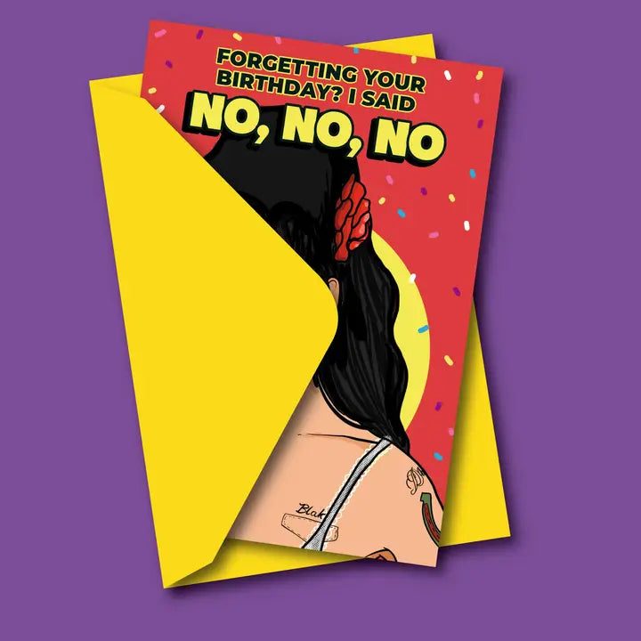 Forgetting Your Birthday? No No No Funny Greeting Card