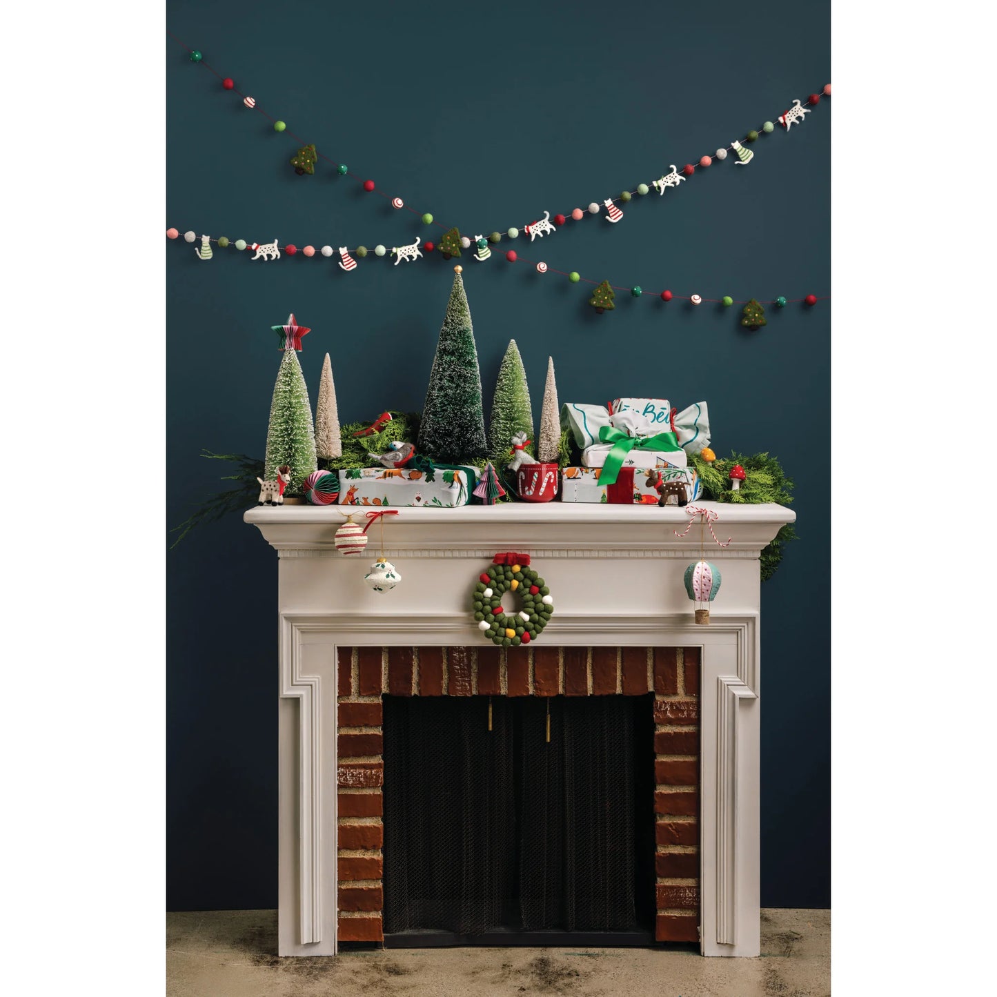 Cat Felt Garland