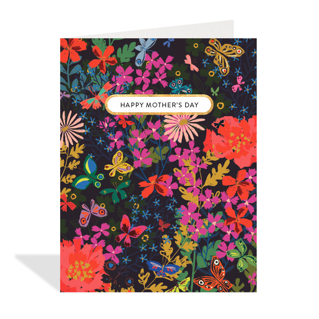 Mom Day Flowers Card