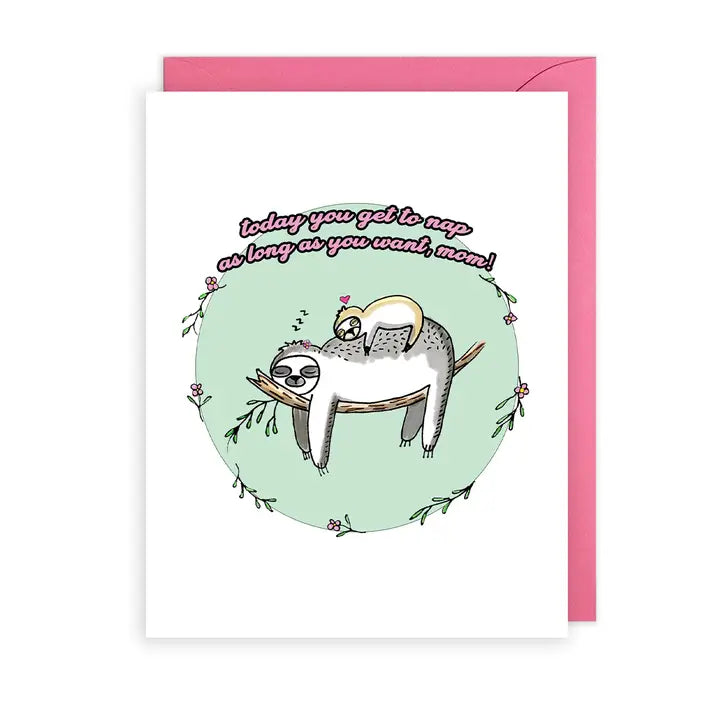 Nap Time Mother's Day Card