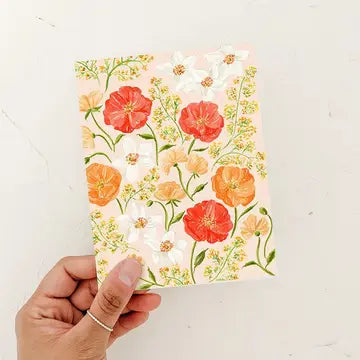 Orange Blooms Everyday Card
