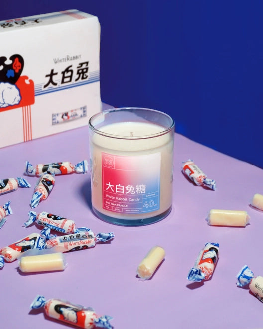White Rabbit Candy Soy Wax Blend Candle