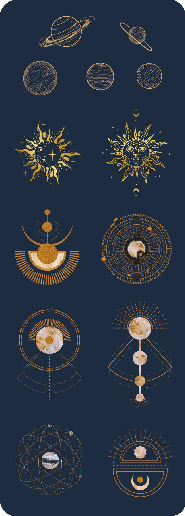 Sticker Set Celestial