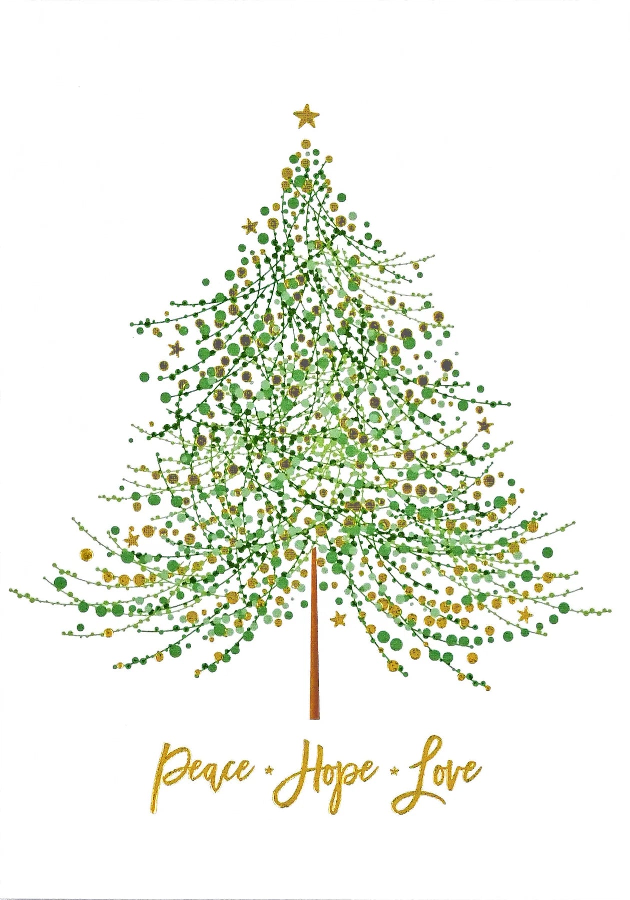 Tree Of Festive Wishes Holiday Half Boxed Cards