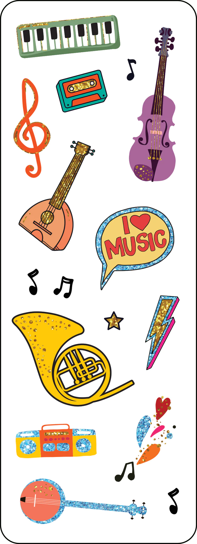 Sticker Set Music