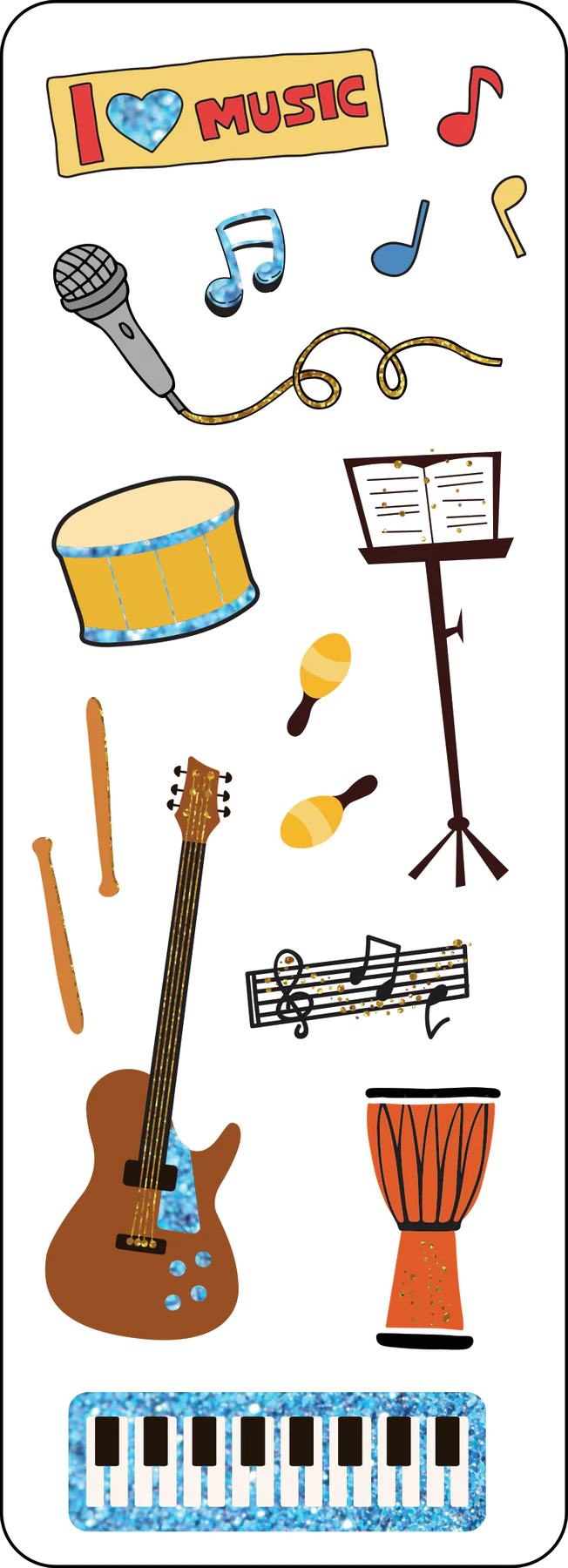 Sticker Set Music