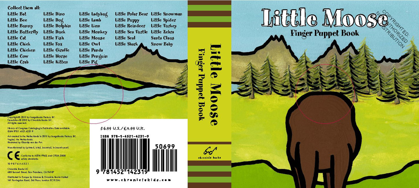 Finger Puppet Book Little Moose