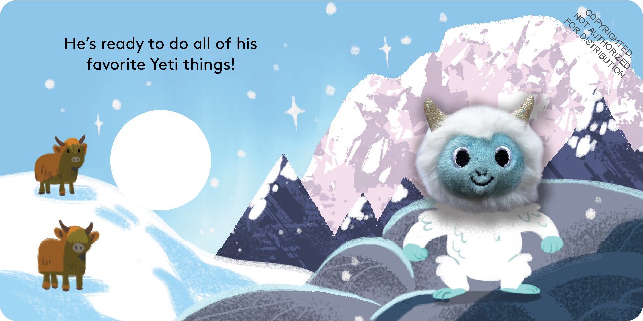 Finger Puppet Book Baby Yeti