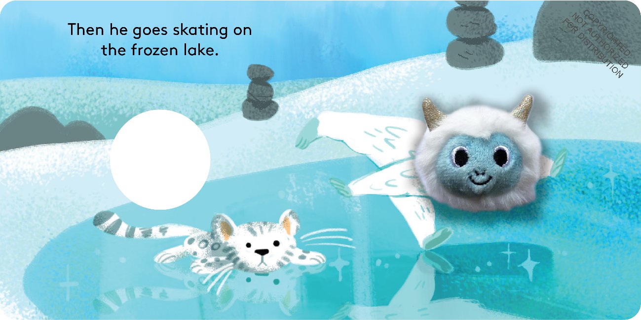 Finger Puppet Book Baby Yeti