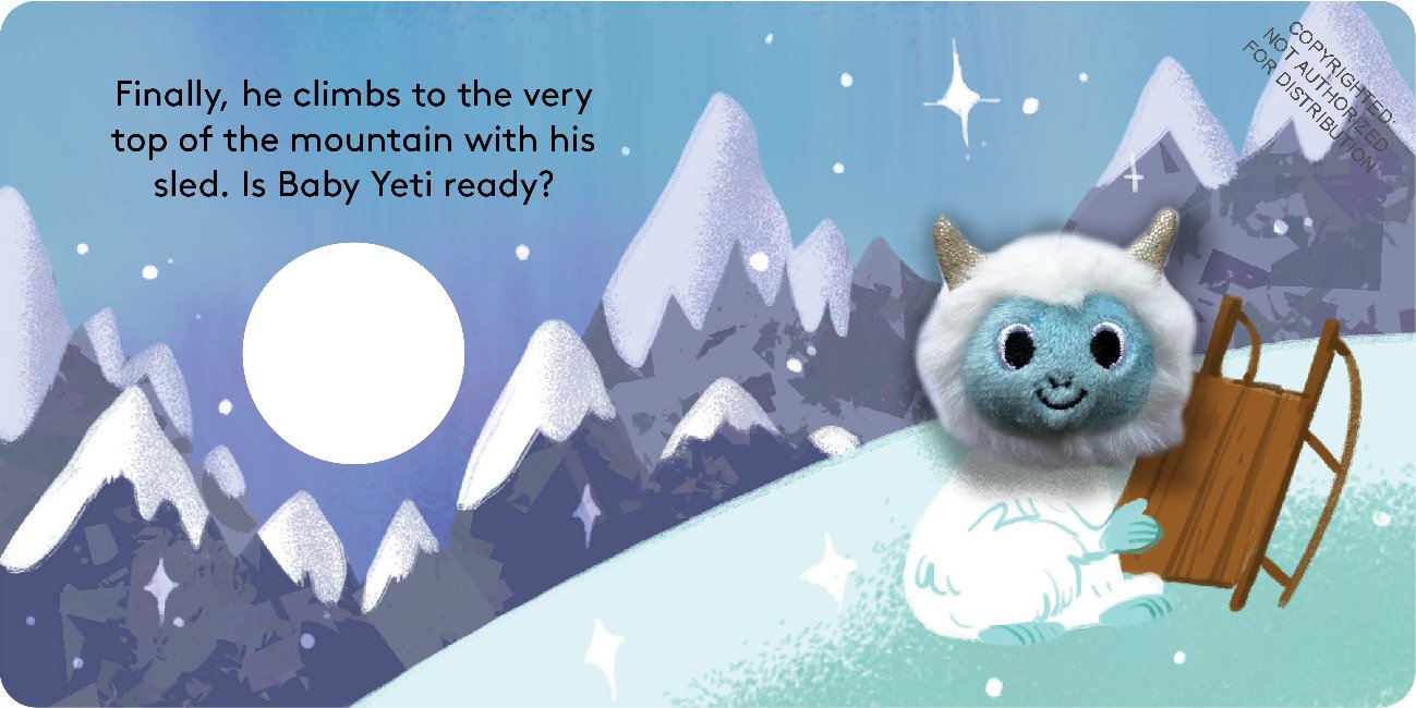 Finger Puppet Book Baby Yeti