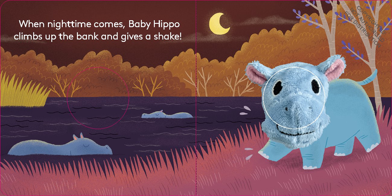Finger Puppet Book Baby Hippo