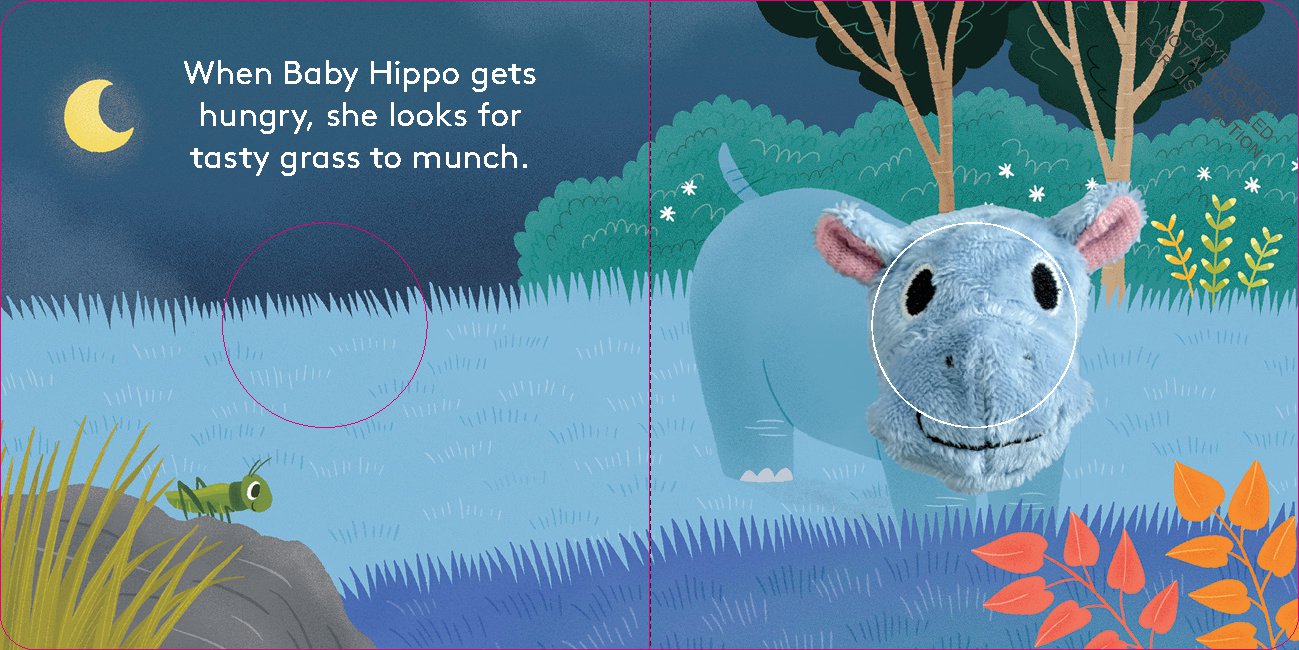 Finger Puppet Book Baby Hippo