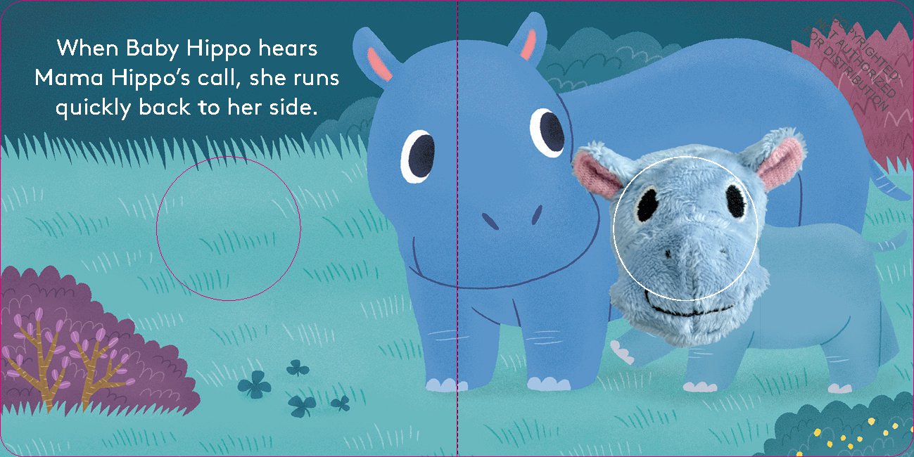 Finger Puppet Book Baby Hippo
