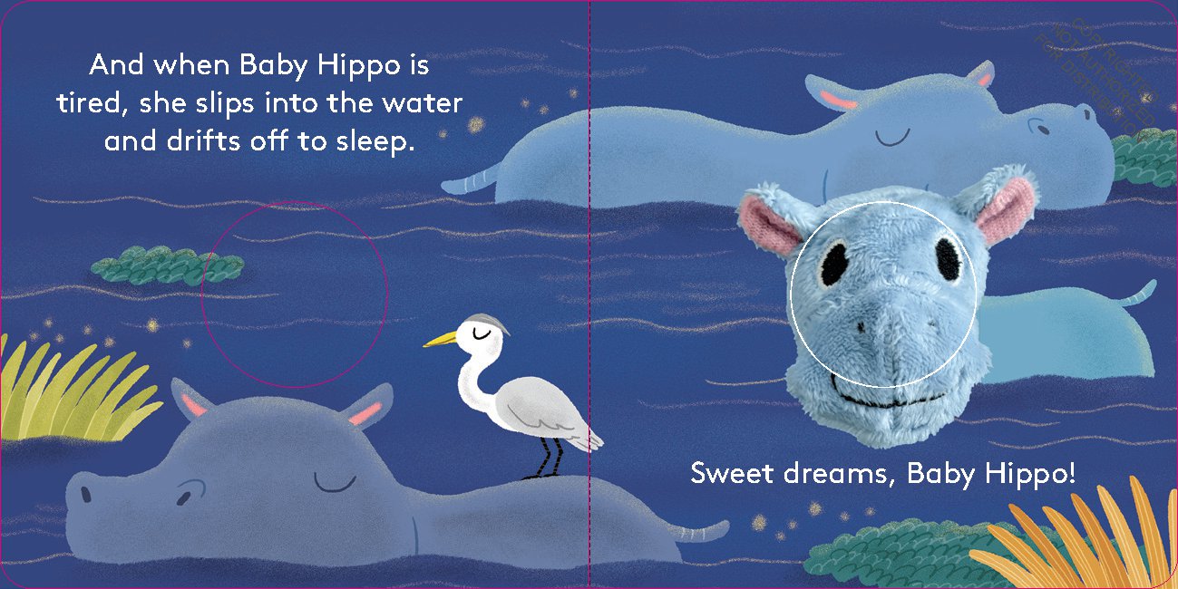 Finger Puppet Book Baby Hippo