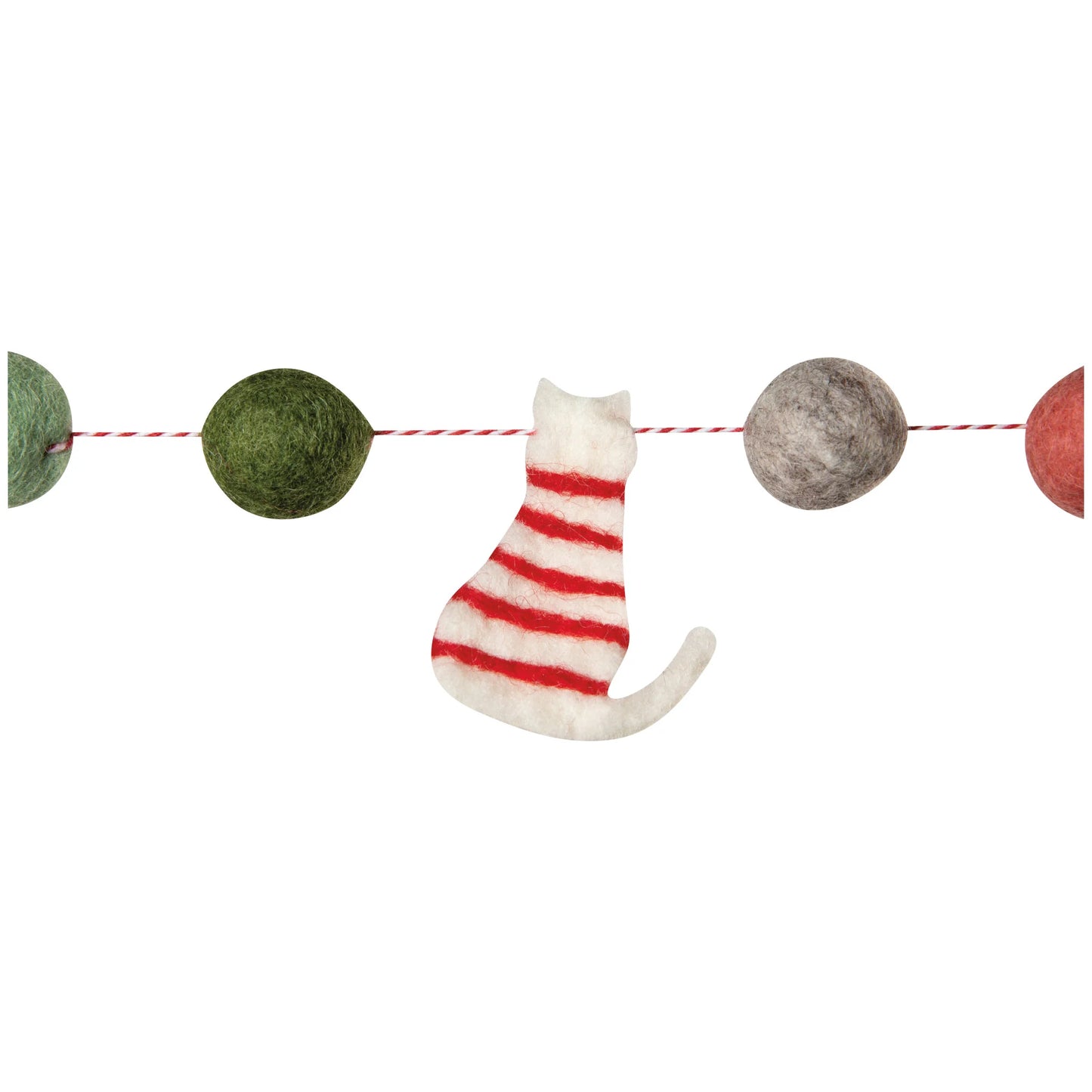 Cat Felt Garland