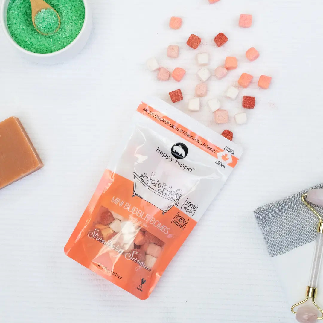 Strawberry Sangria Mini Bubble Bath Bombs