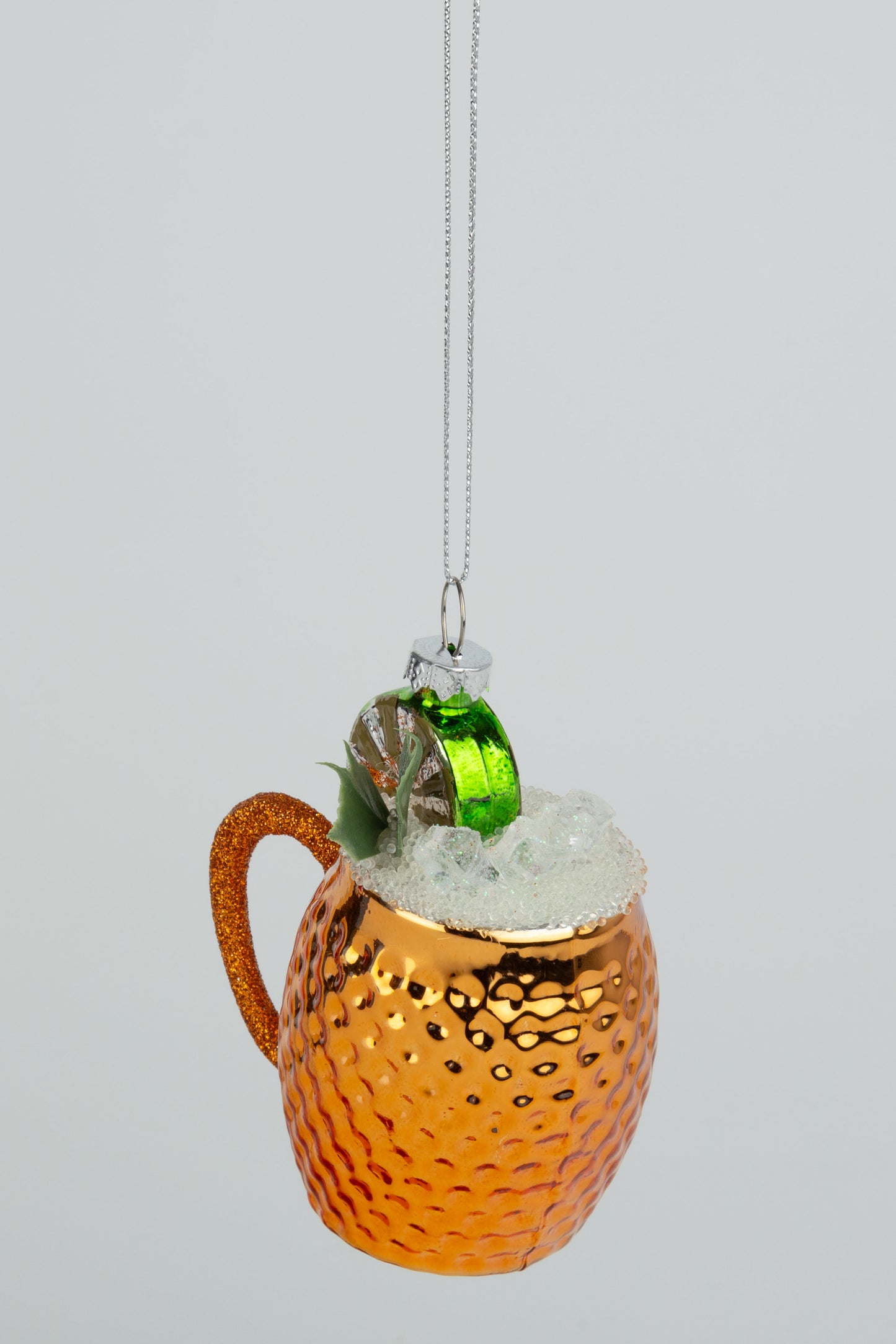 Glass Moscow Mule Mug Glass Ornament