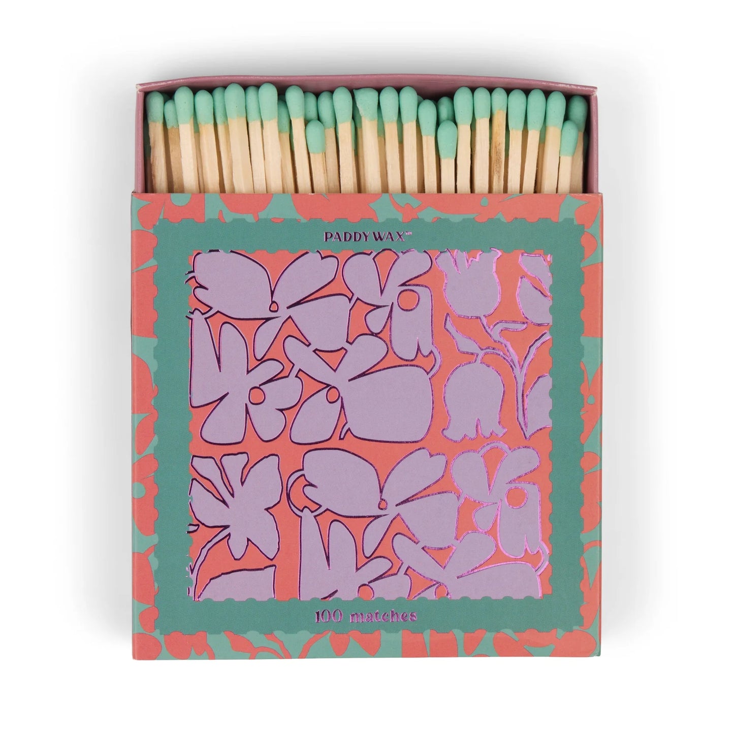 Jumbo Boxed Matches Abstract Floral
