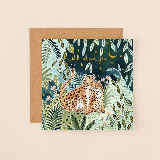 Leopard Couple Card