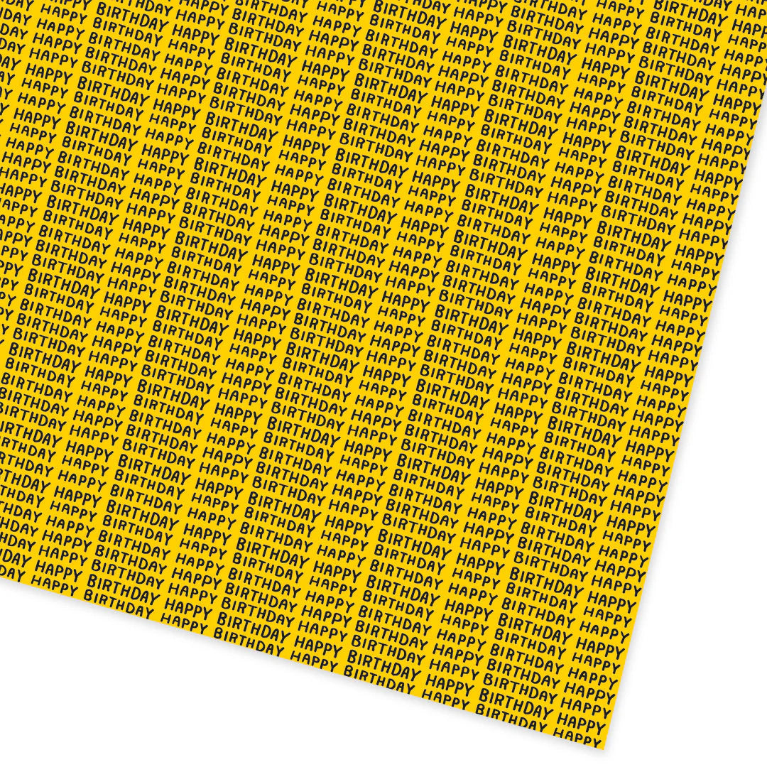 Happy Birthday Repeat Roll Wrap