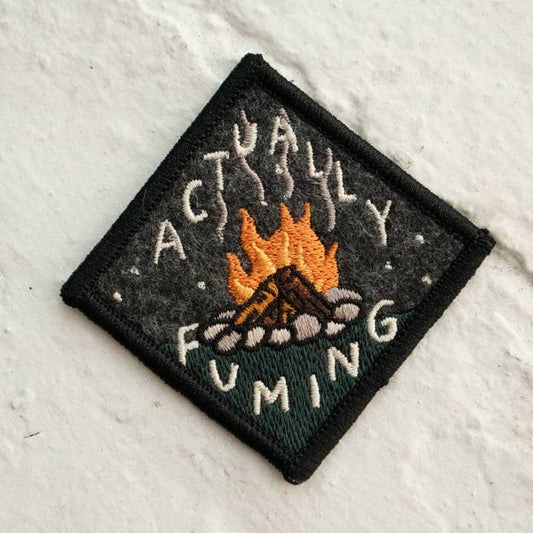 #8 Actually Fuming Felt Sticky Patch