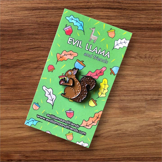@25 Archie The Squirrel Enamel Pin