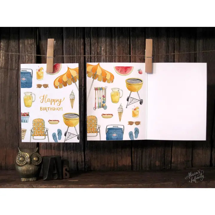 BBQ Birthday Card