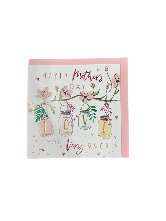 Belly Button Design Happy Mother's Day Love Jar Card