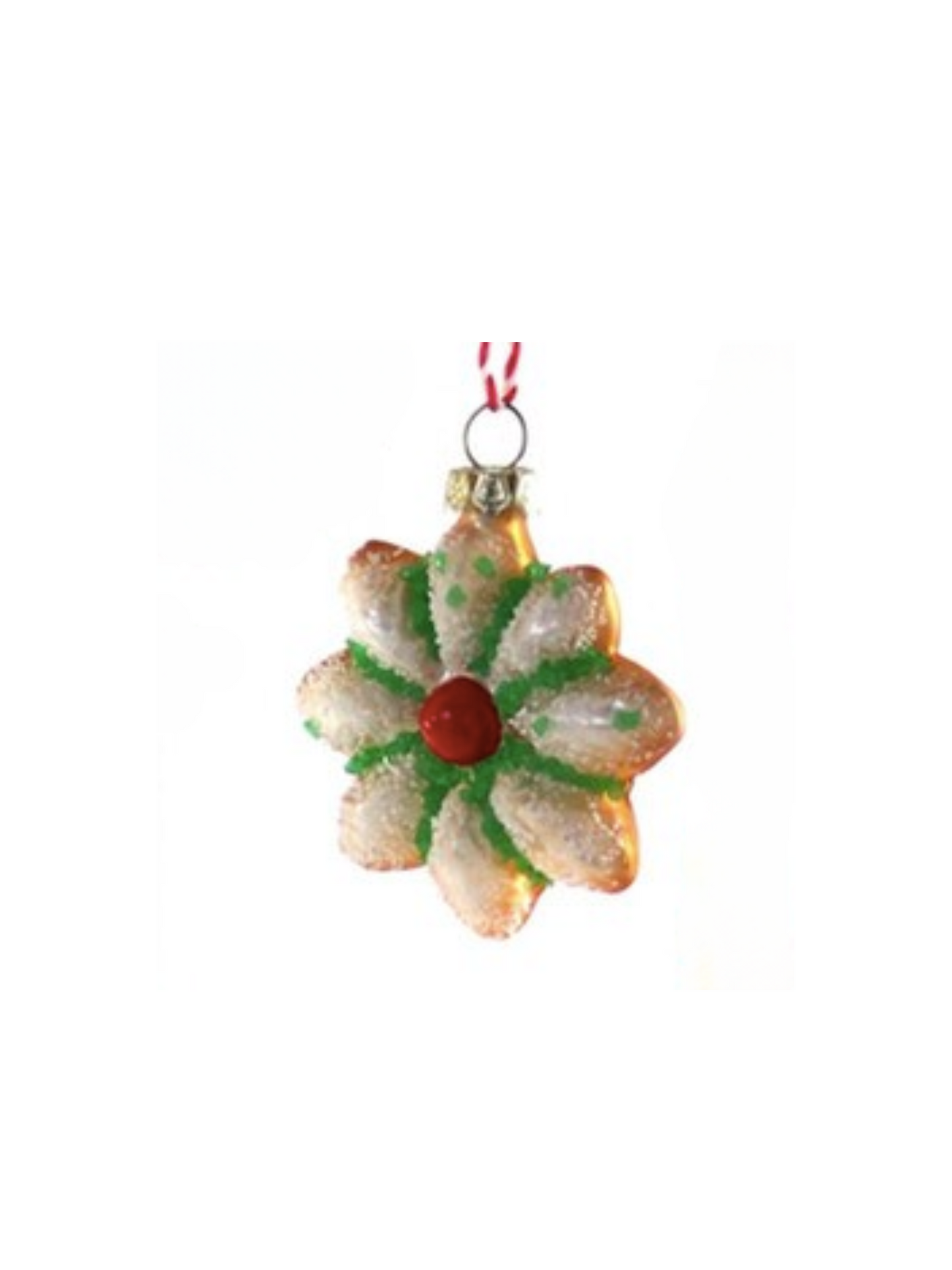 Christmas Cookie Box Glass Ornament