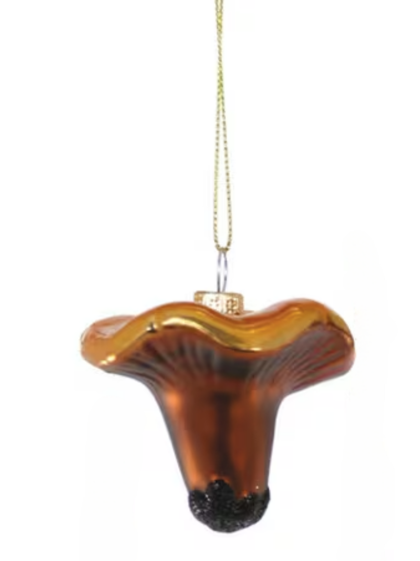 Forged Mushroom Glass Ornament