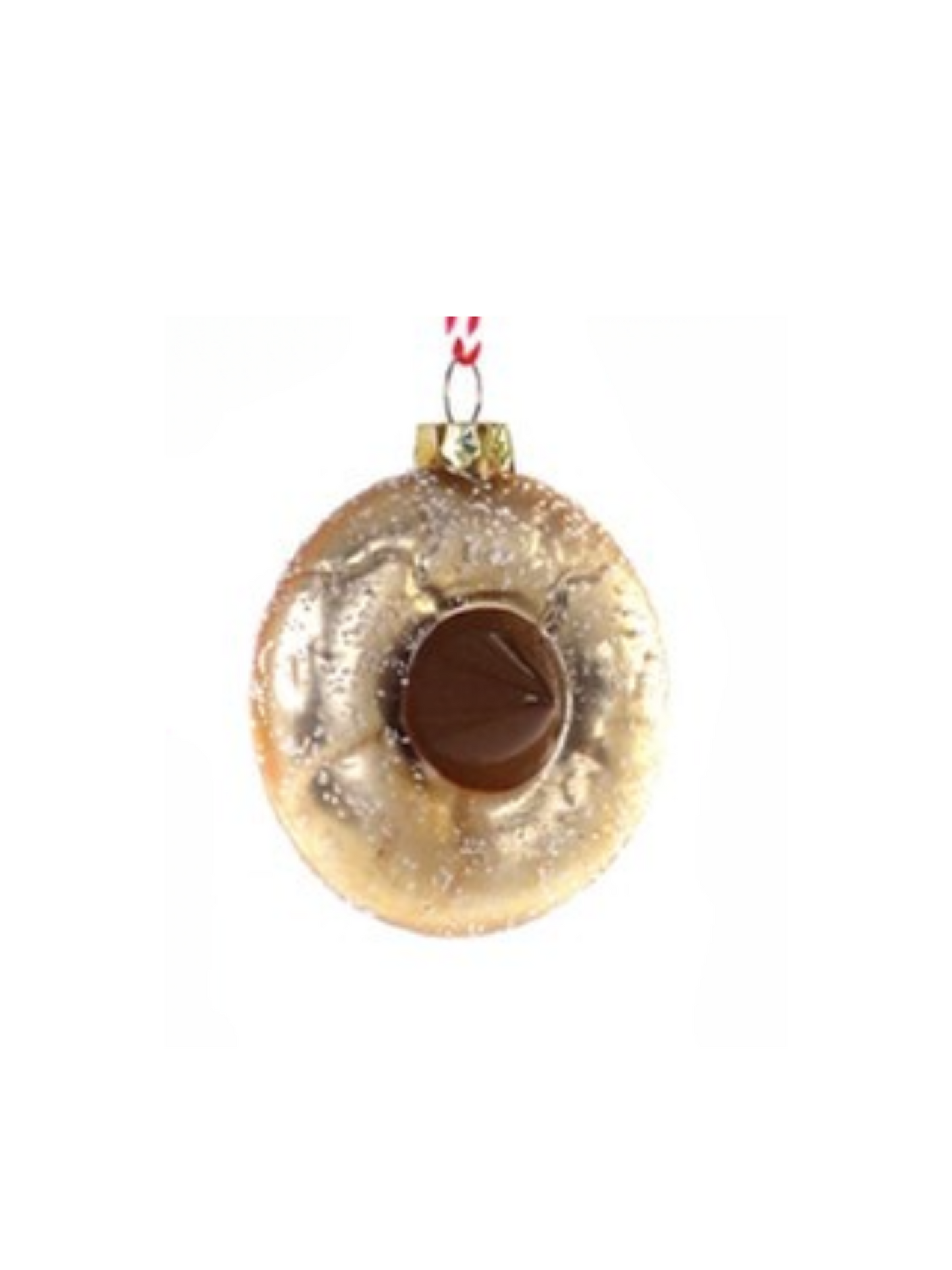 Christmas Cookie Box Glass Ornament