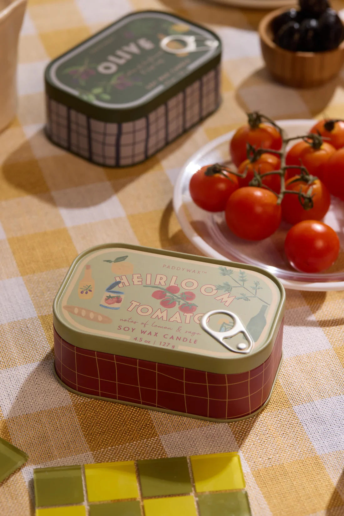 Bistro Tin Candle Heirloom Tomato