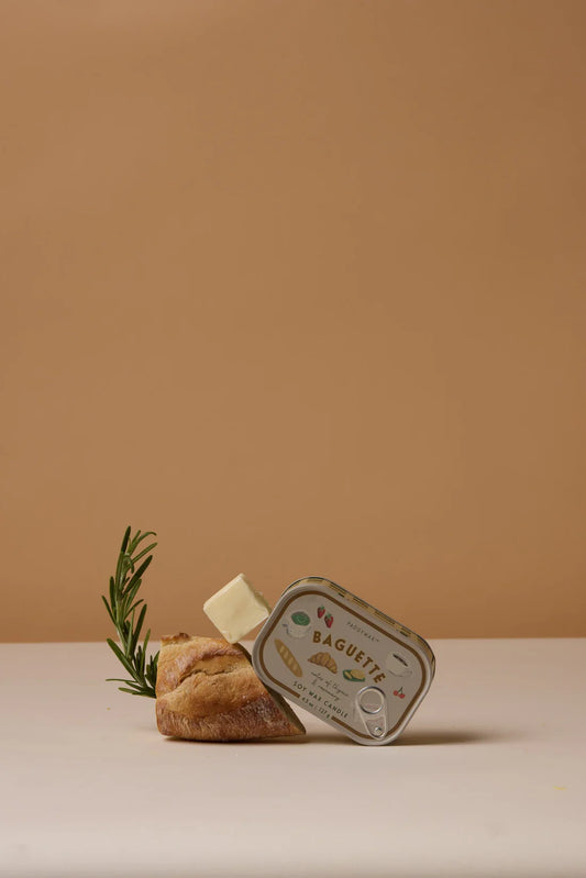 Bistro Tin Candle Baguette