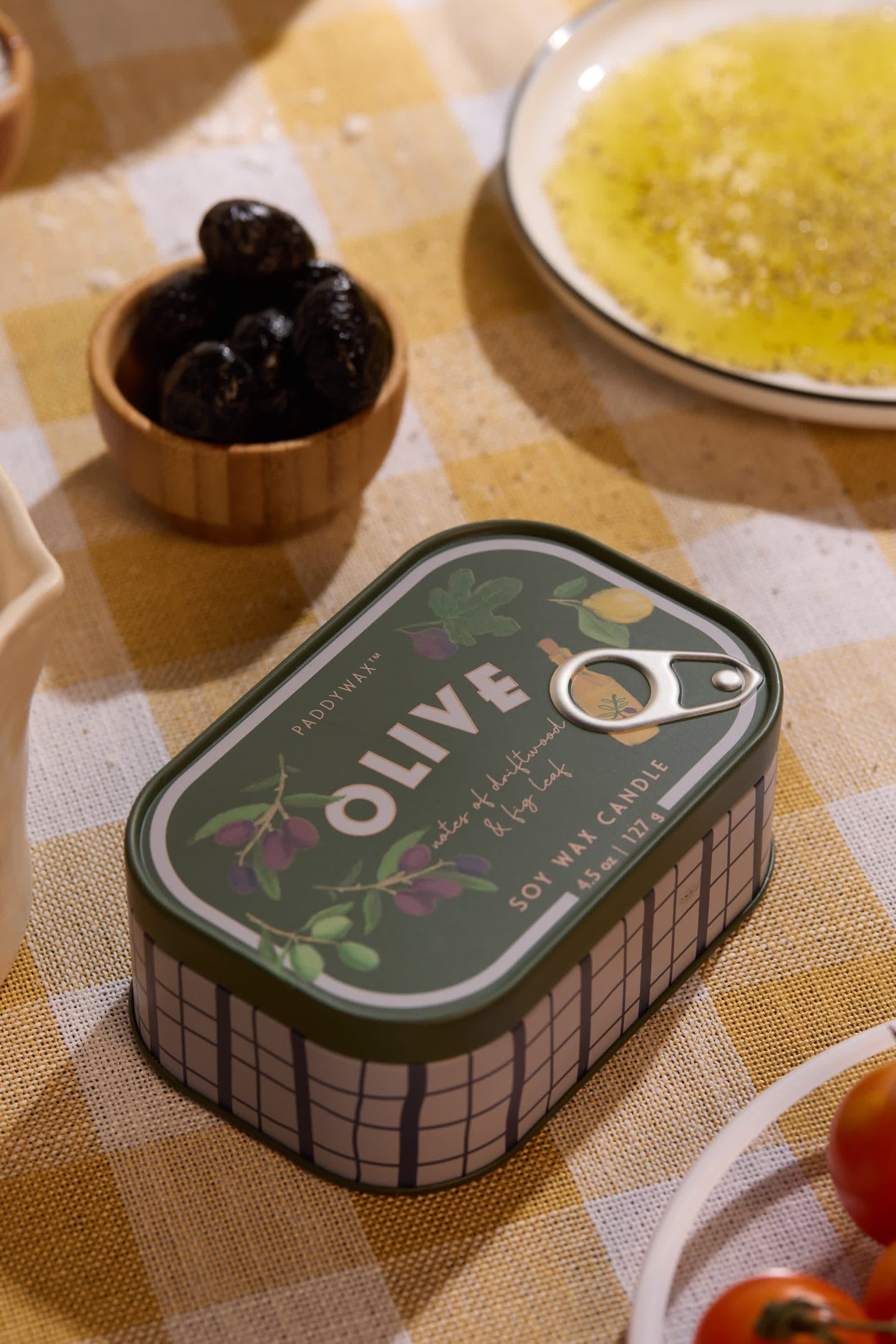 Bistro Tin Candle Fig + Olive