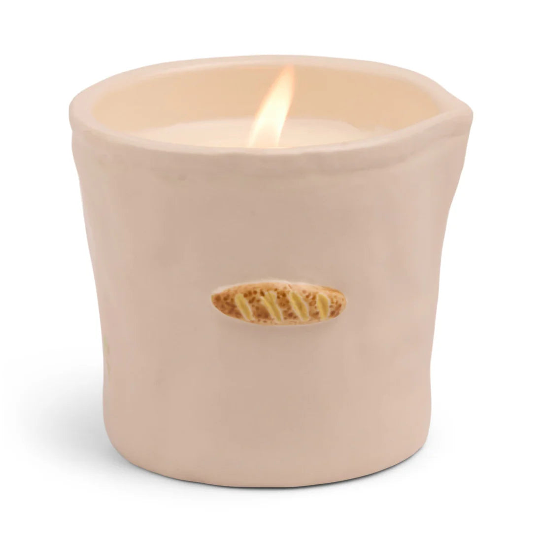 Bistro Imperfect White Ceramic Candle Baguette