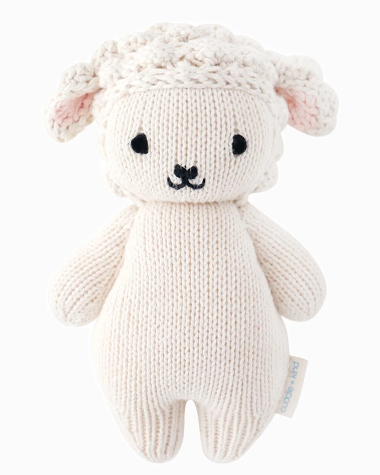 Baby Lamb Hand-Knit Doll