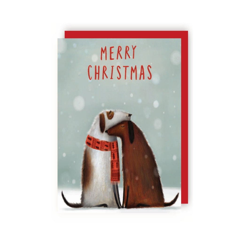 Dogs in Snow Card
