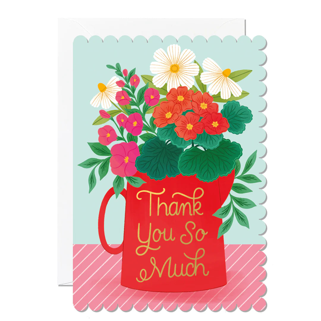 Thank You So Much Vase Card