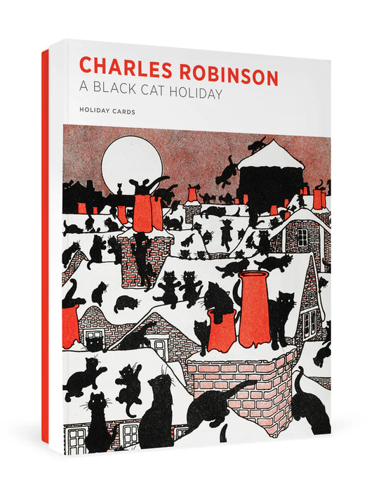 Charles Robinson A Black Cat Holiday Boxed Cards