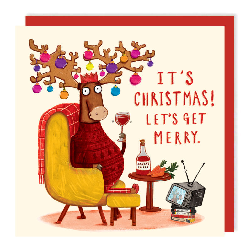 Merry Reindeer Card