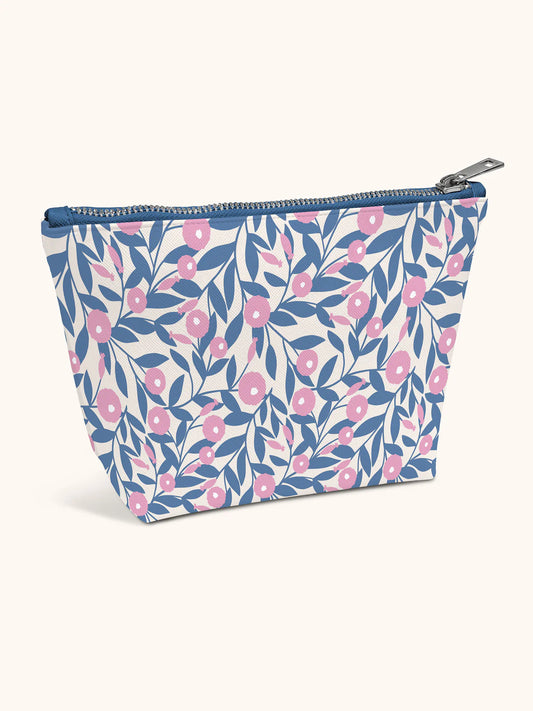 Blushing Dahlias Cosmetic Bag