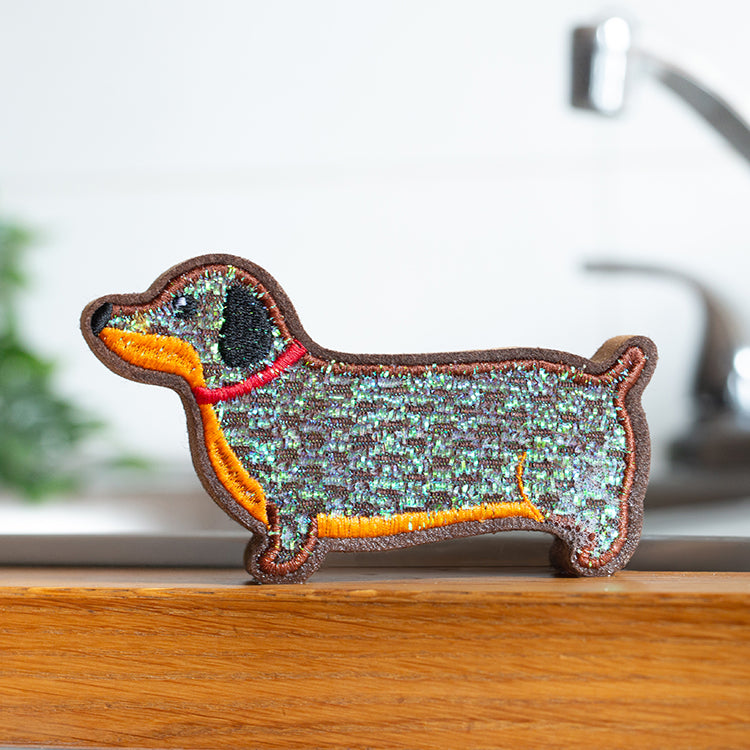 Dachshund Scrubber Sponges Set of 2