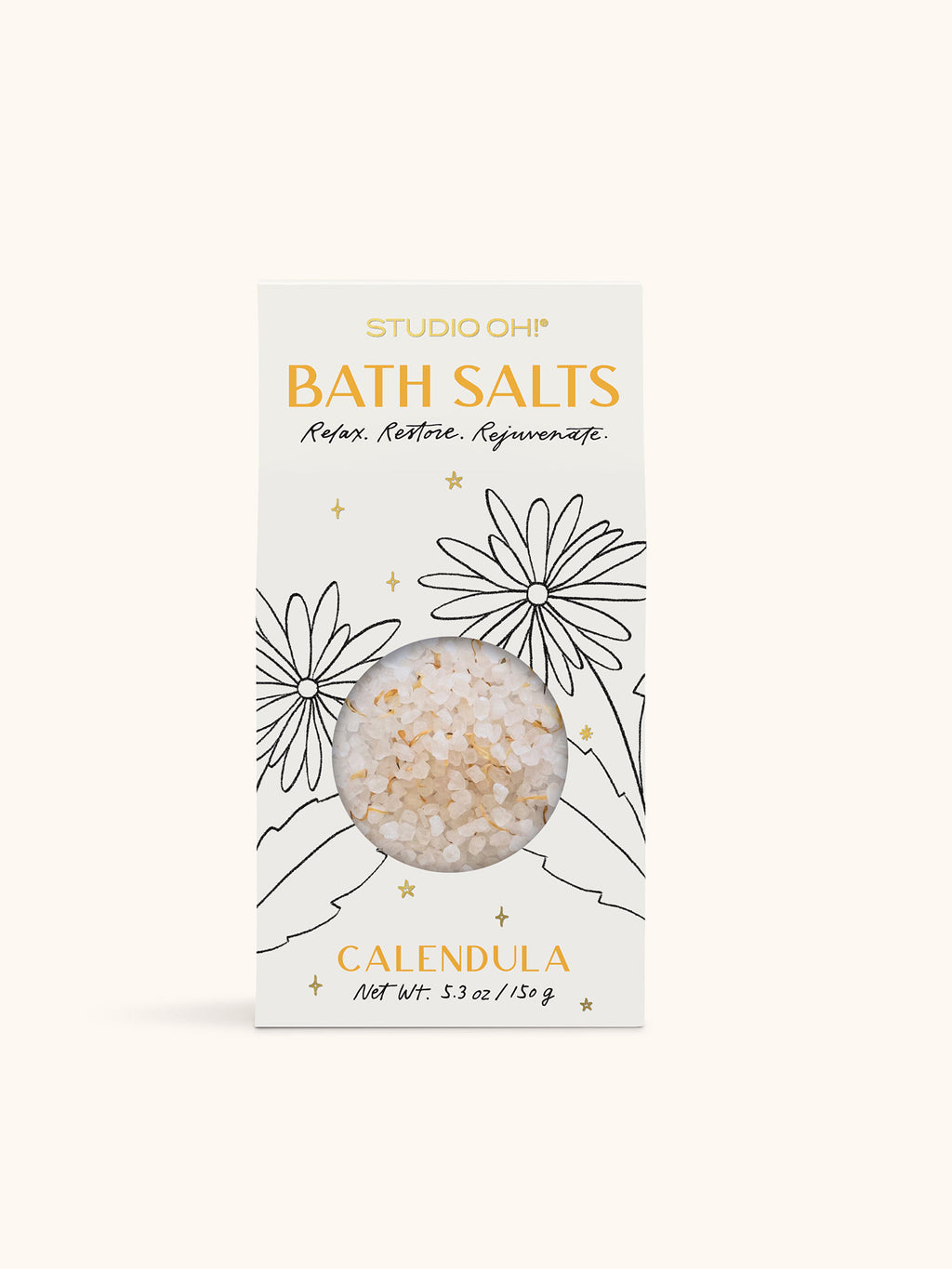 Calendula Scented Bath Salts