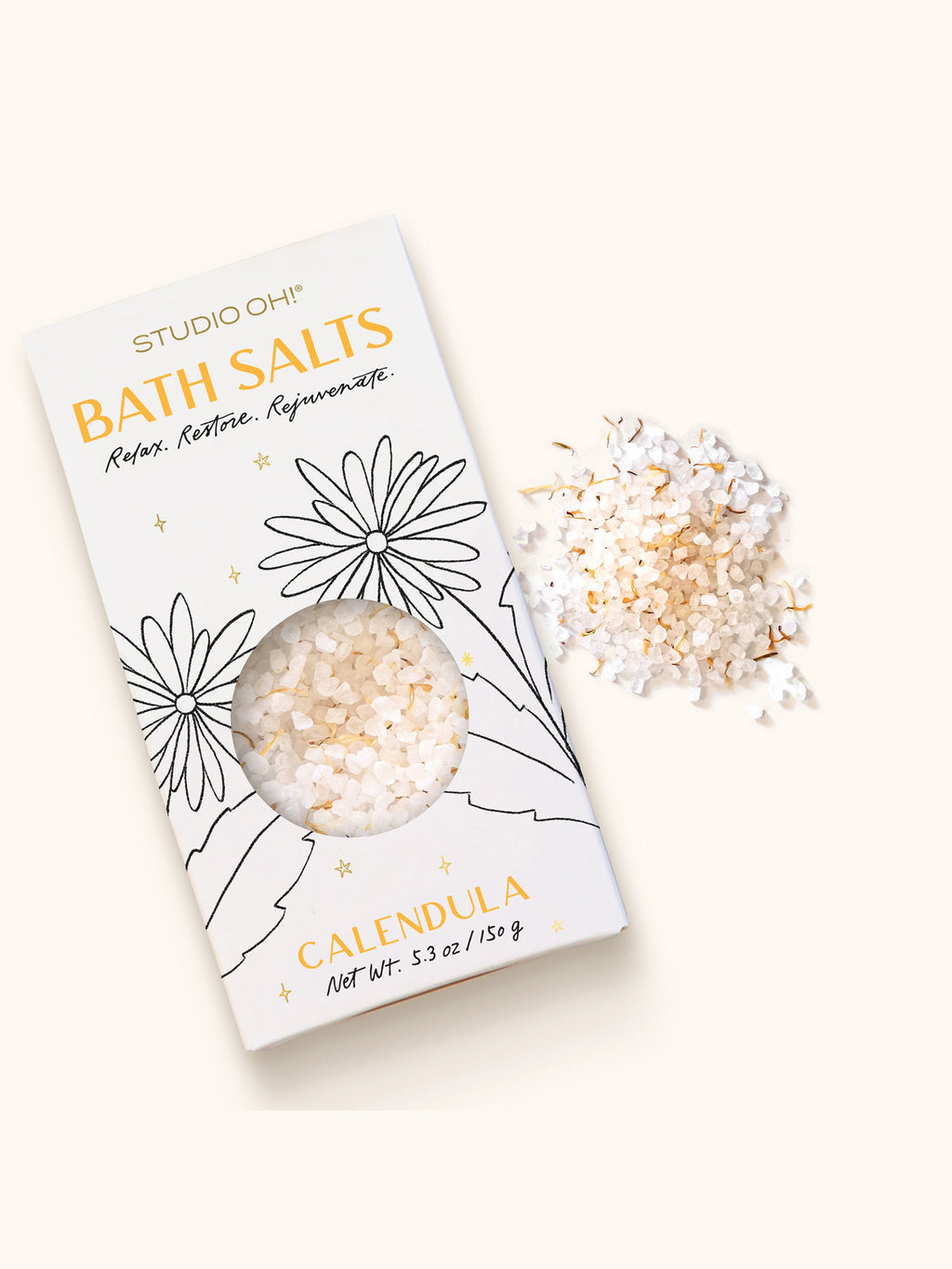 Calendula Scented Bath Salts