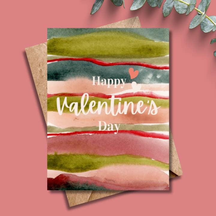 Colourful Valentine Card